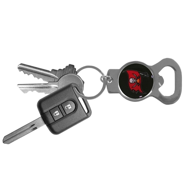 Siskiyou NFL Siskiyou Sports Fan Shop Tampa Bay Buccaneers Bottle Opener Key Chain One Size Team Color - Image 4